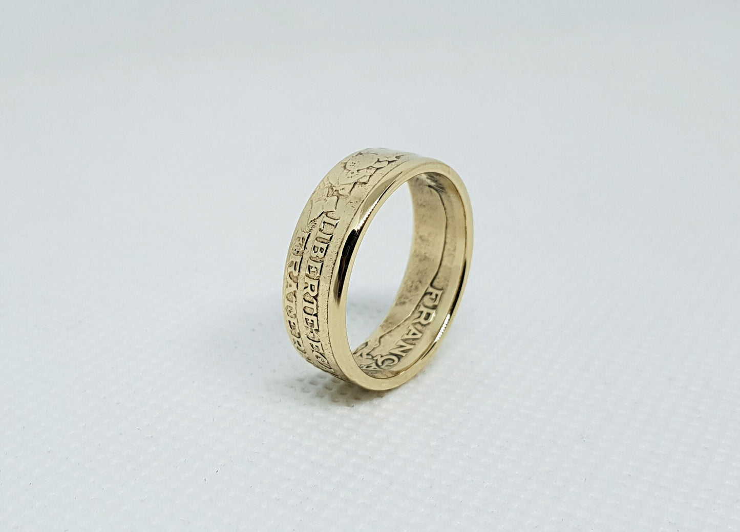 Bague pièce de monnaie 1 Franc Morlon (coin ring)