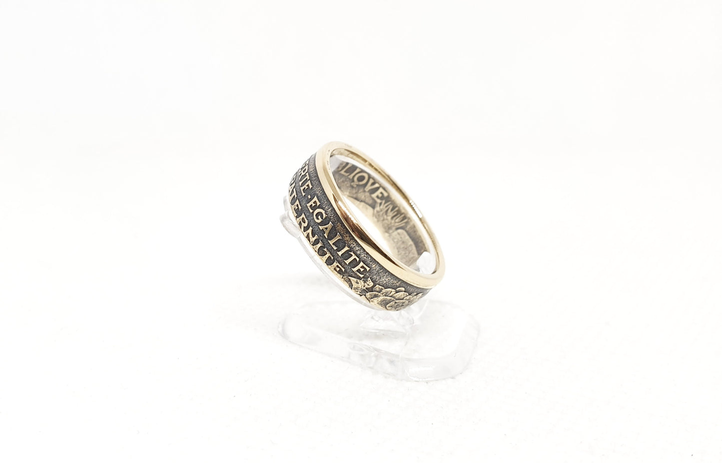 Bague pièce de monnaie 1 Franc Morlon (coin ring)