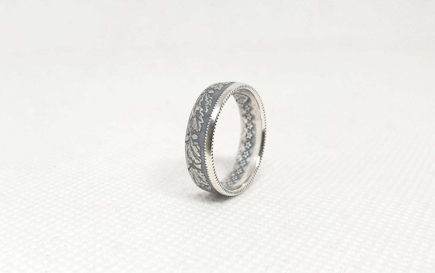 Bague pièce de monnaie 1 Franc Suisse en argent (coin ring)