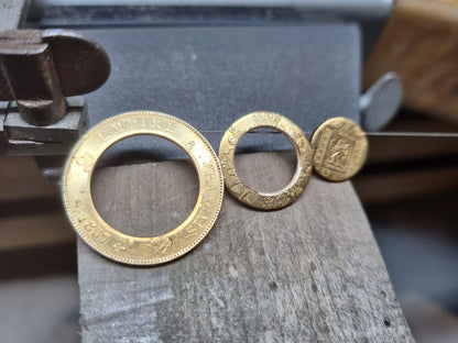 Bagues pièce de monnaie 50 Francs Napoléon III en or (coin ring gold)